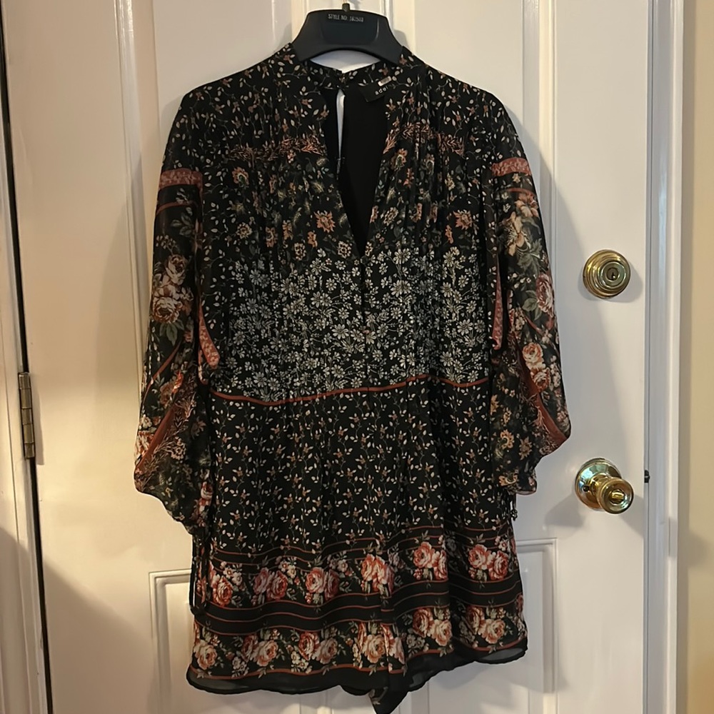 Adelyn Rae Floral Romper